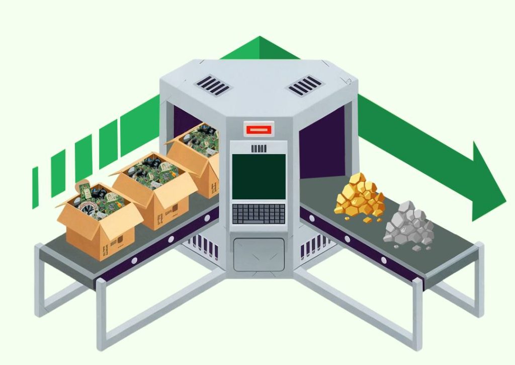 مصنع اعادة تدوير المخلفات الالكترونية